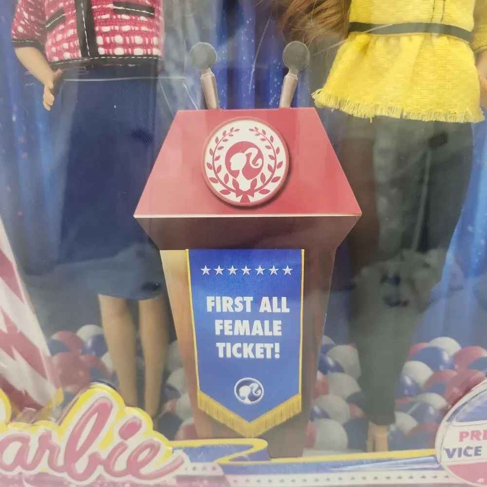 Doll Barbie 2016 First All Female Ticket President & Vice President Set NEW